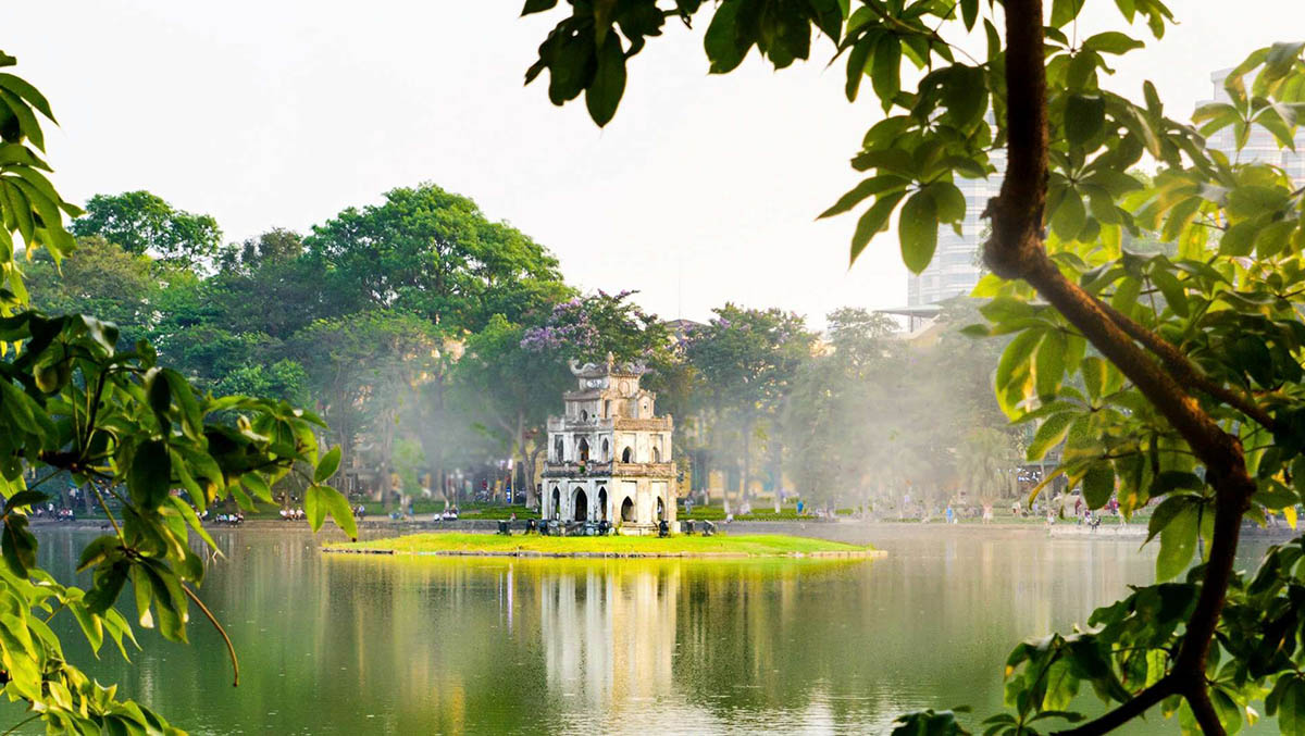 Hoan Kiem Lake in Hanoi