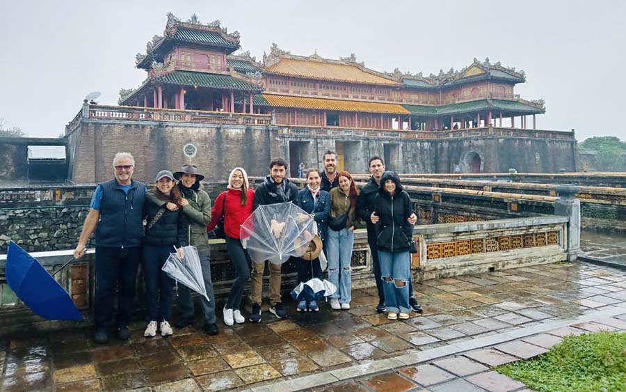 rainy season in hue vietnam